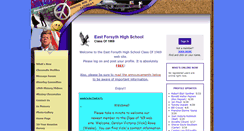 Desktop Screenshot of eastforsyth69.com